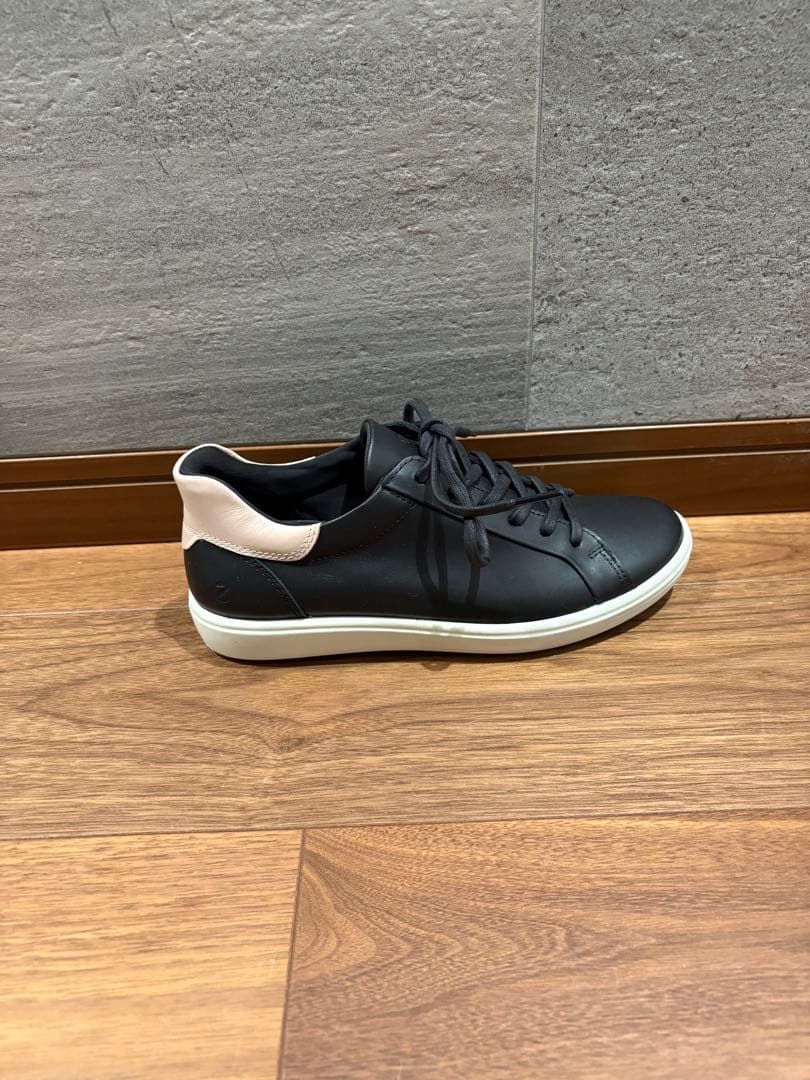 エコー ecco レザースニーカー24.5cm 新品未使用