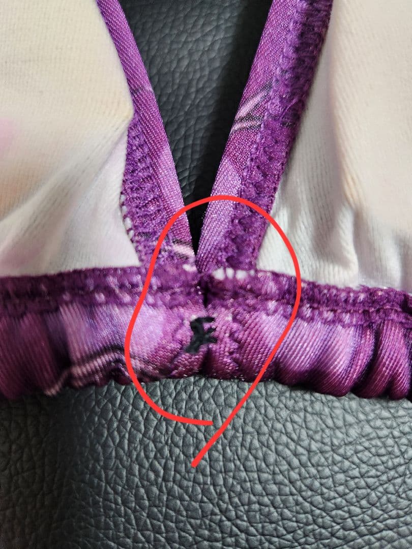 【激レア！】エドハーディースカルデザイン Y2K ギャル 三角ビキニ S