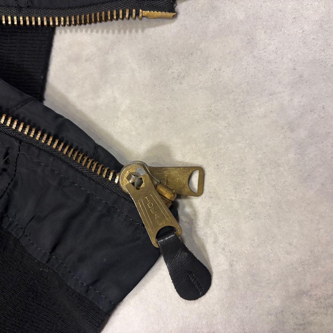 IDEALジップ アルファインダストリーズ MA-1 USA製　短丈