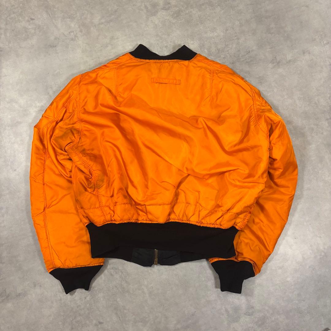 IDEALジップ アルファインダストリーズ MA-1 USA製　短丈