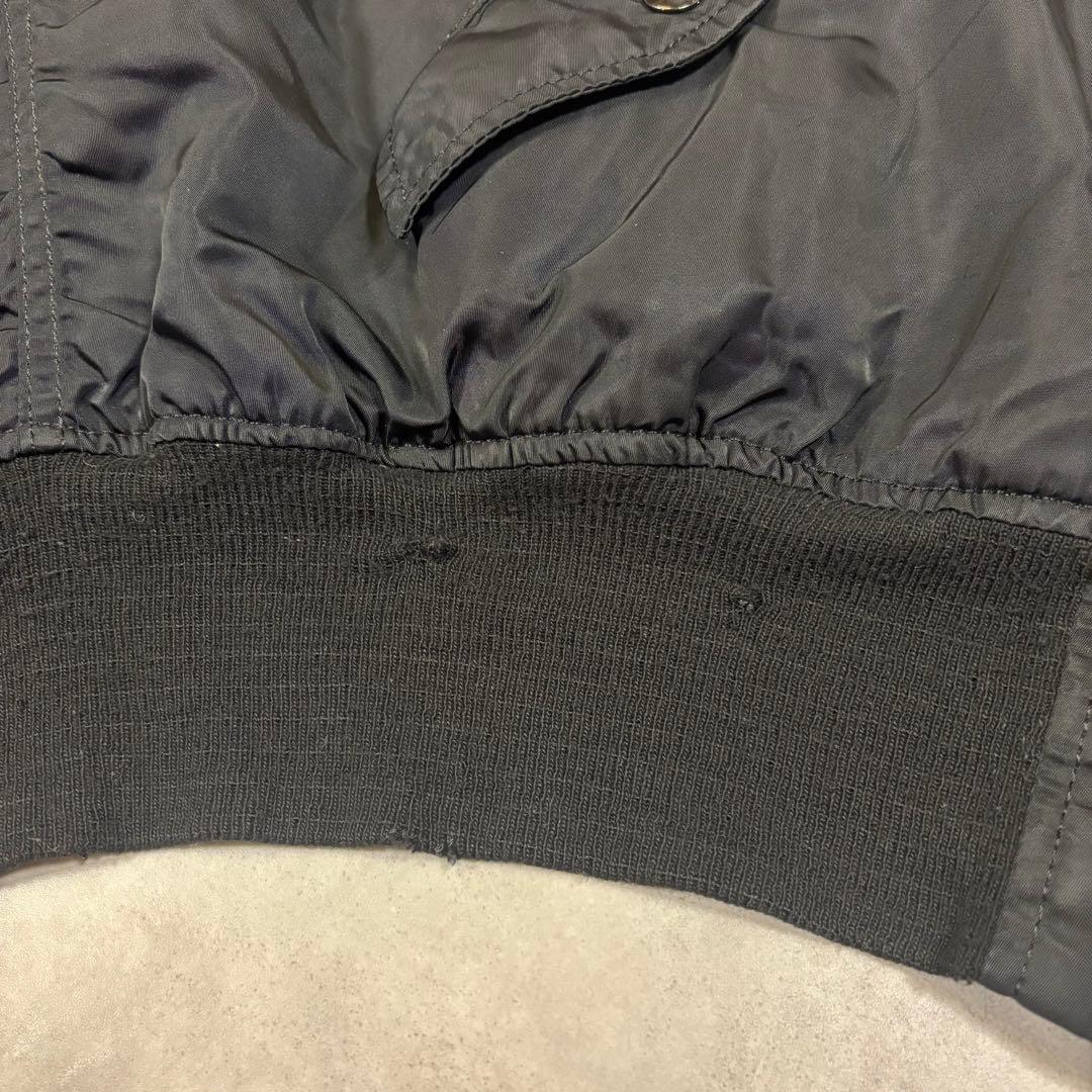 IDEALジップ アルファインダストリーズ MA-1 USA製　短丈