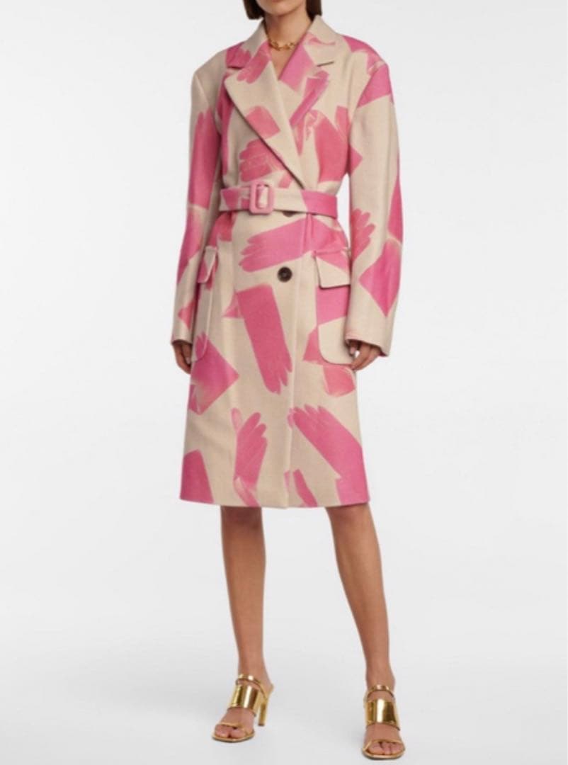 【専用】21AW DRIES VAN NOTEN グローブプリント コート