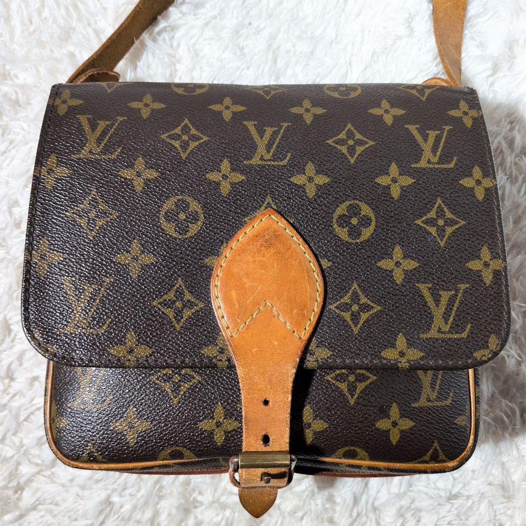 【美品】ルイヴィトン　カルトシエール　モノグラム　ショルダーバッグ　M51253