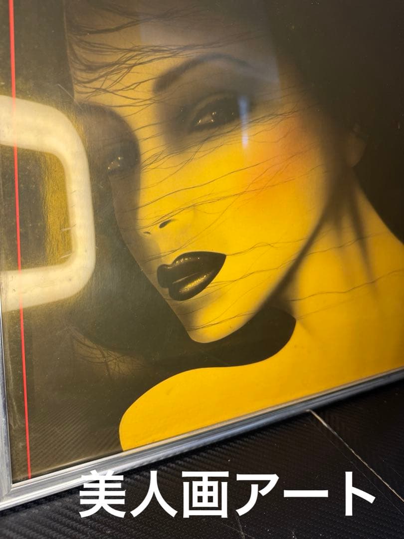 【現存一枚・超希少‼️ 】当時物 鶴田一郎 作品 日本 アート 絵画 美人画