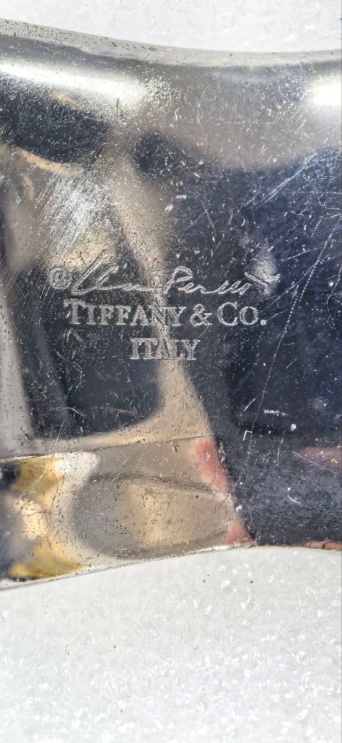 TIFFANY & Co. ボーンカフ バングル ルテニウム