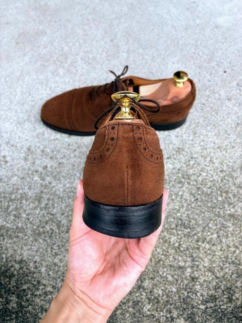 CHEANEY チーニー スエードセミブローグシューズ 7.5 BEAMS F