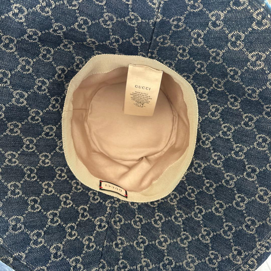 GGパターン デニム バケットハット