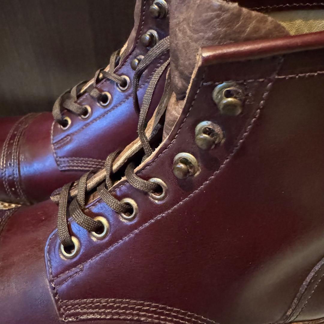 B*a様 Julian ブーツ ダークチェリー サイズ9 新品デッドストック