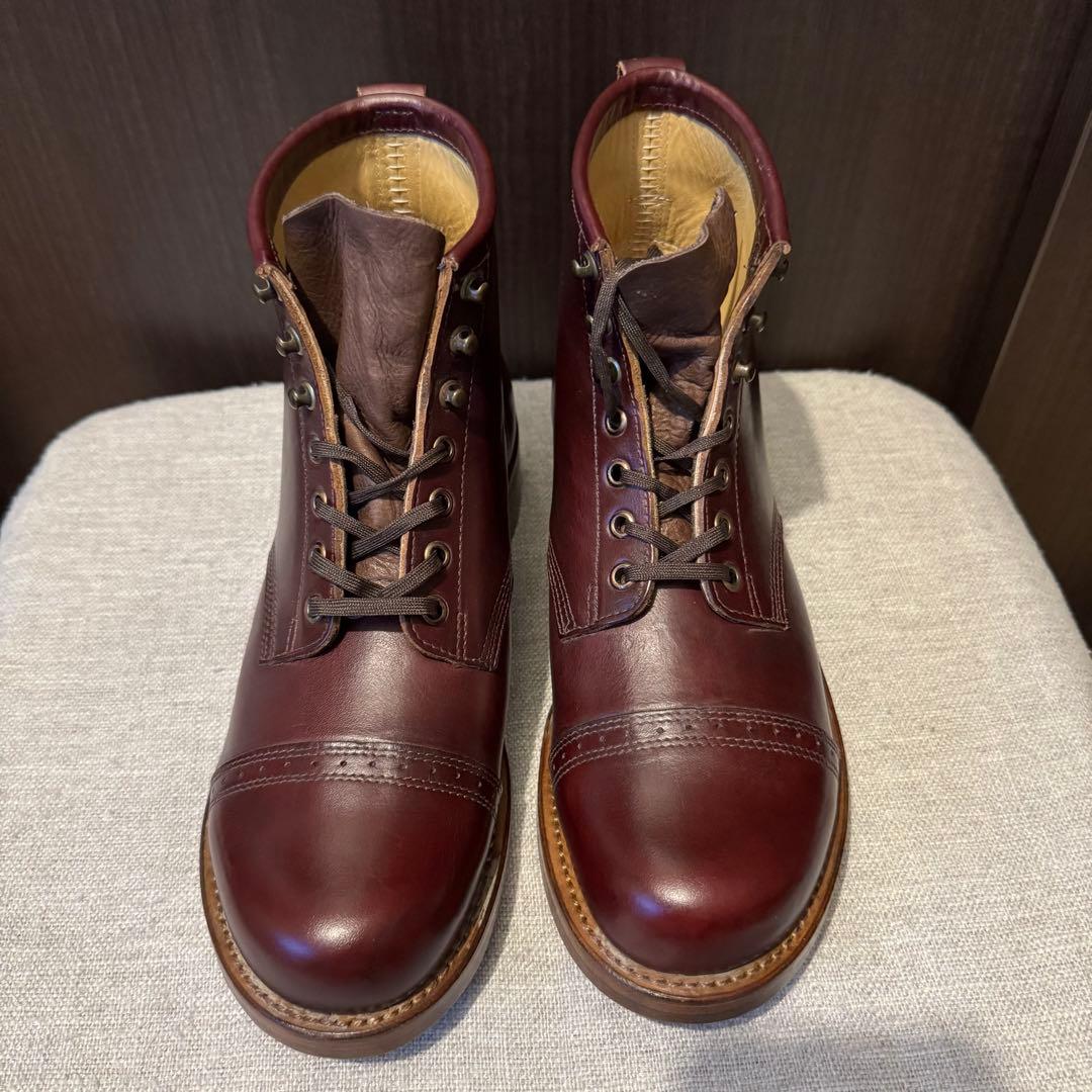 B*a様 Julian ブーツ ダークチェリー サイズ9 新品デッドストック