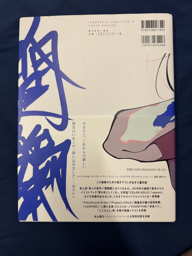 直筆 サイン タイトル 入り 望月けい 初画集 人間よ強欲であれ