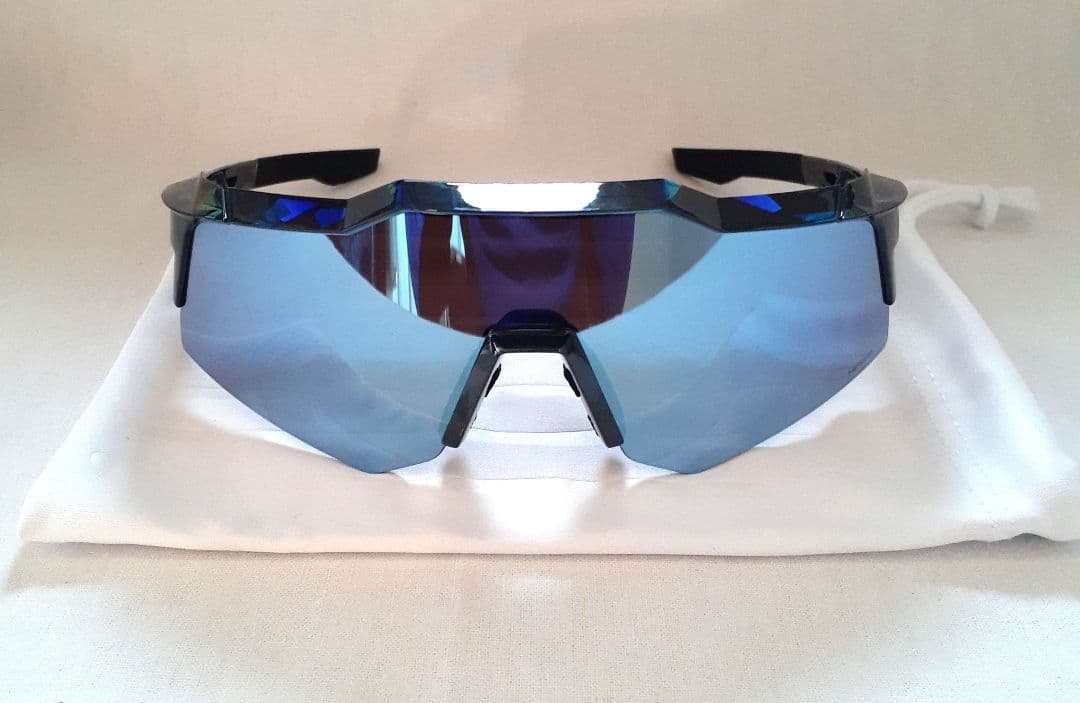 100% Speedcraft XS ブラックホログラフィック ワンハンドレッド