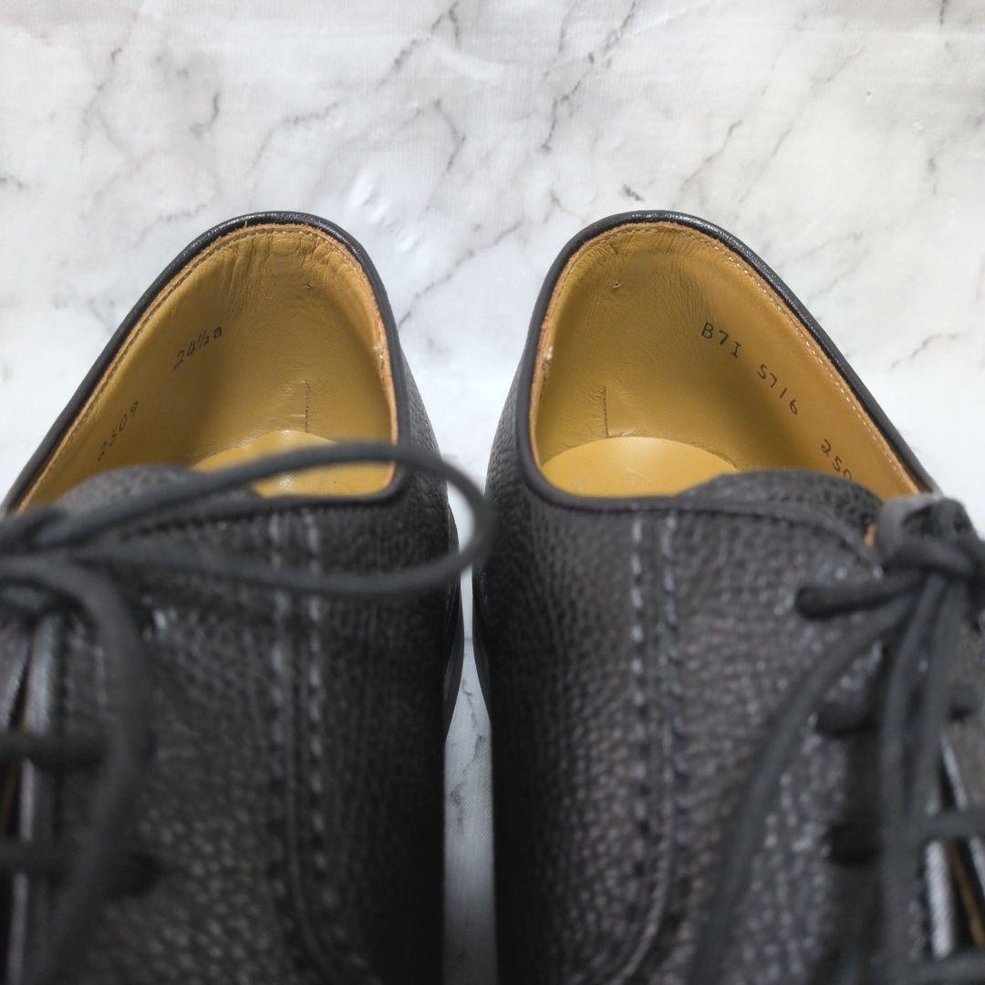 【新品未使用】REGAL プレーントゥ 本革 レザーシューズ ブラック