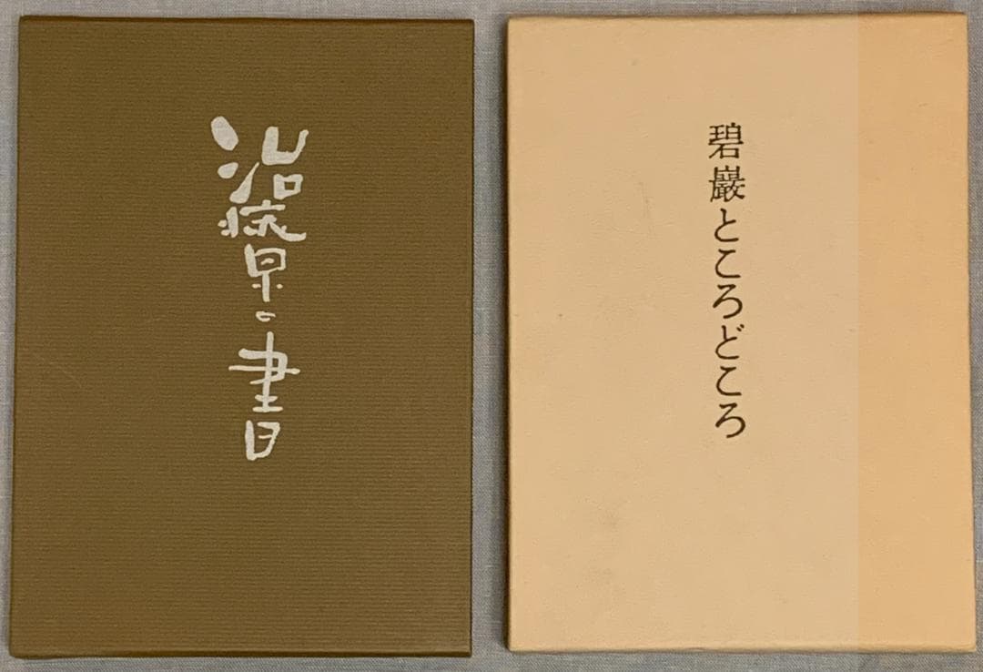 野口晴哉著　「碧巌ところどころ」と「治療の書」
