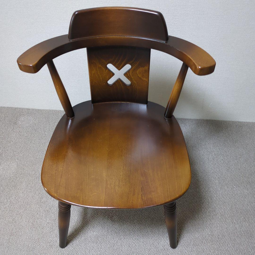 ブラウン 木製 ダイニングチェア