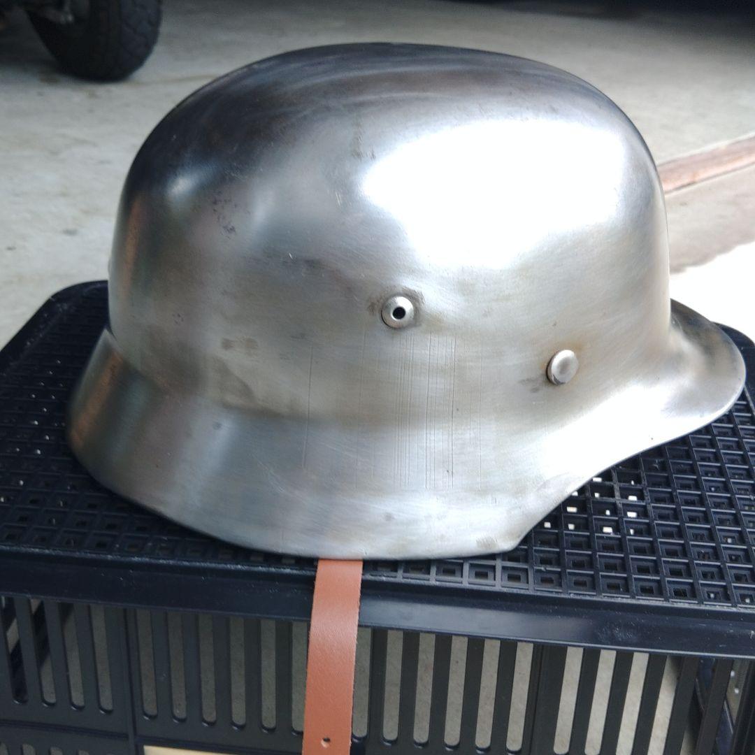 M35型　ナチヘルメット シルバー　エイジング加工
