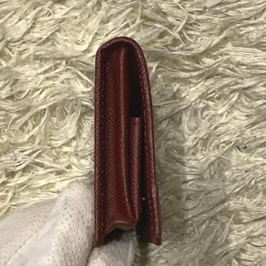 極美品✨バーバリー ノバチェック ケース サフィアーノ ボルドー