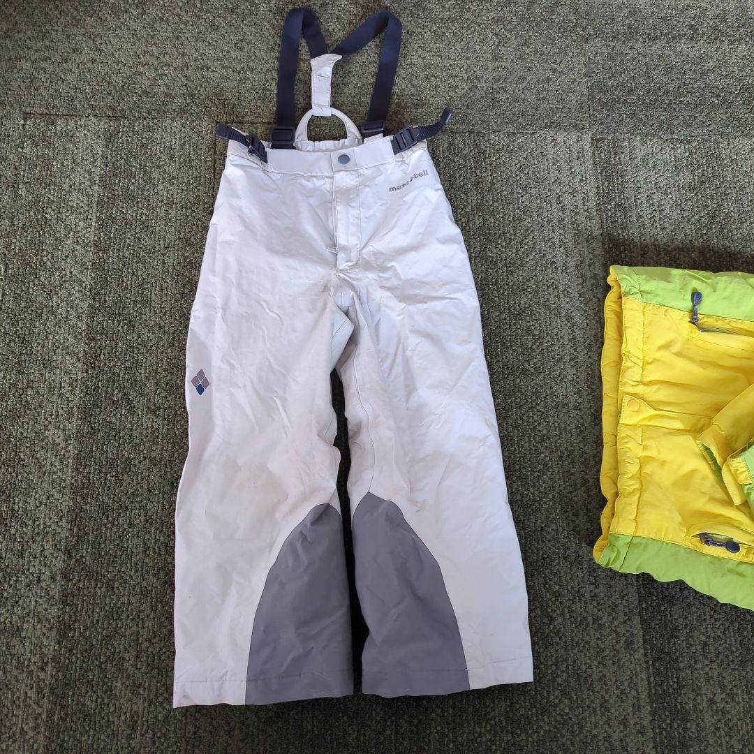 mont-bell 子ども用スキーウェアセット SWANSゴーグル付き