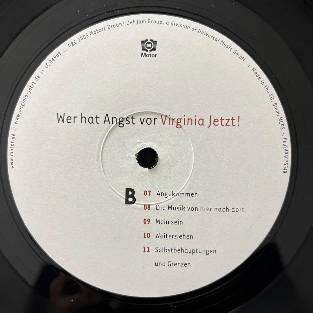 ★ Virginia Jetzt! レコード LP