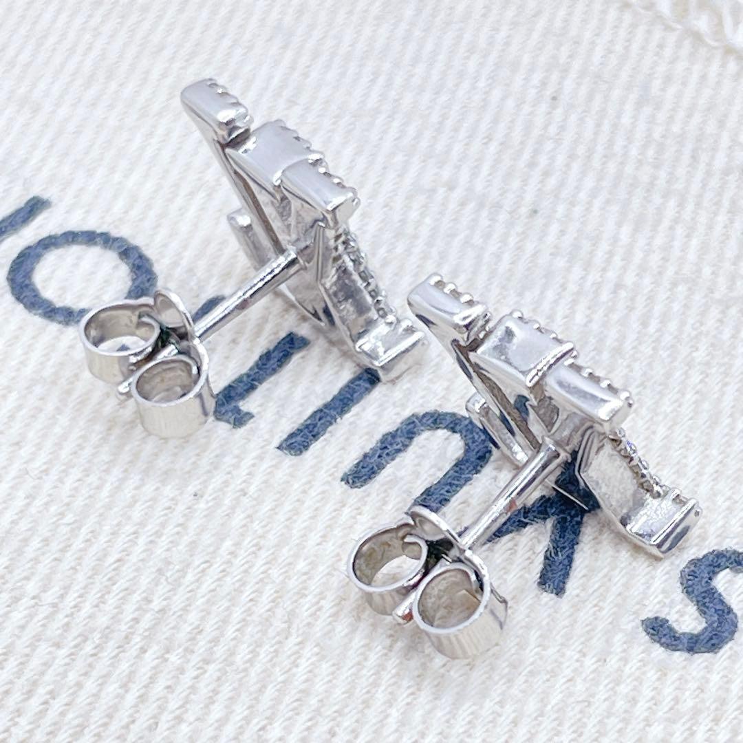 LOUIS VUITTON ピアス　アイコニック　ストラス　ストーン　シルバー