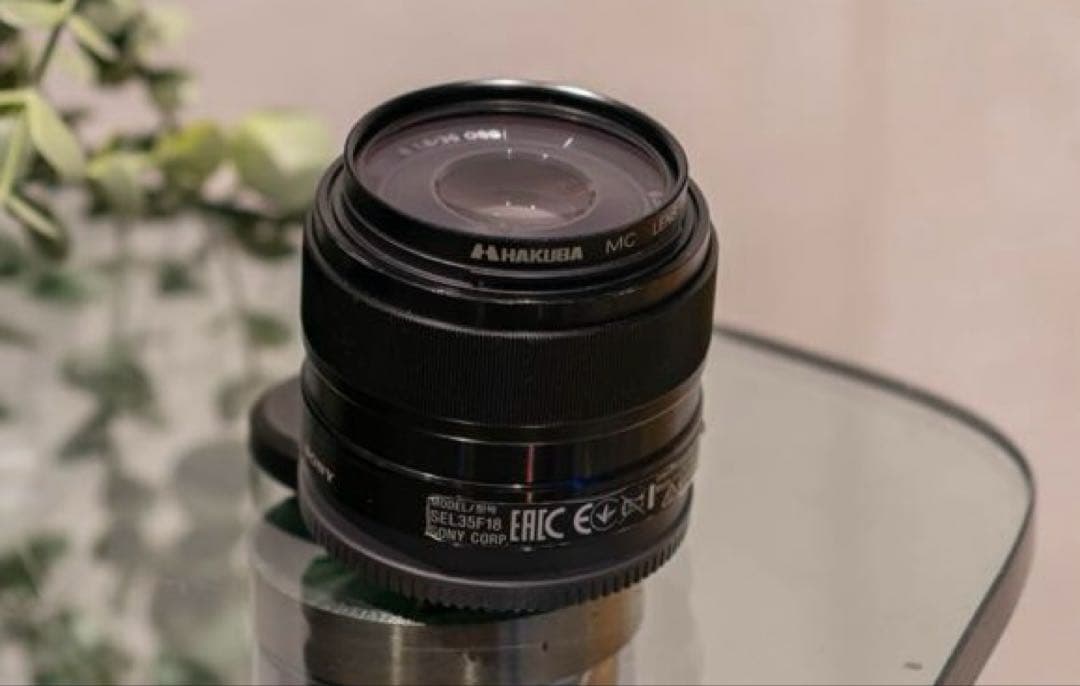 フード付き Sony E 35mm F1.8 OSS SEL35F18