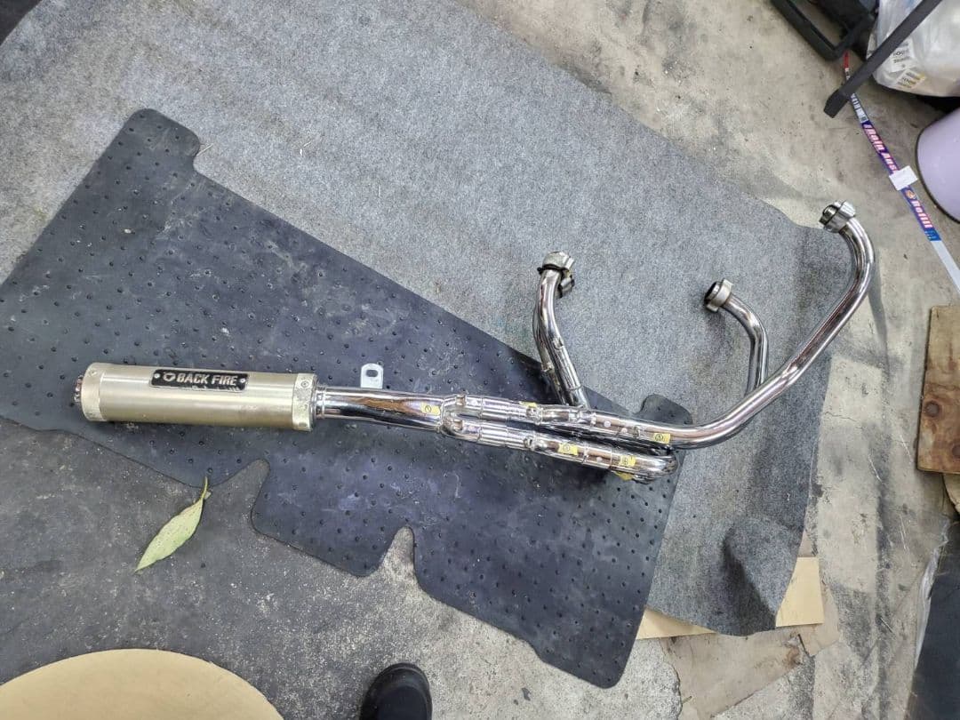 VF400F用　BEET 　バックファイヤー　マフラー　当時物