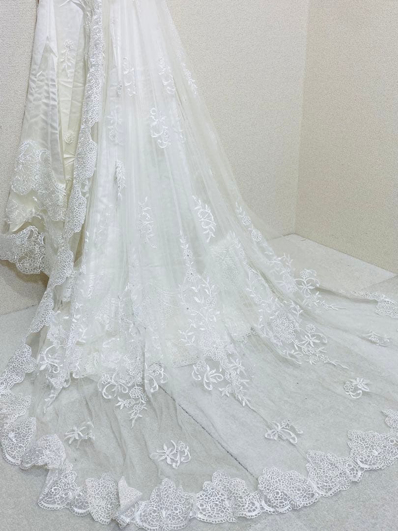 8352. 【極美品】 YNS WEDDING マーメイド ウエディング シルク