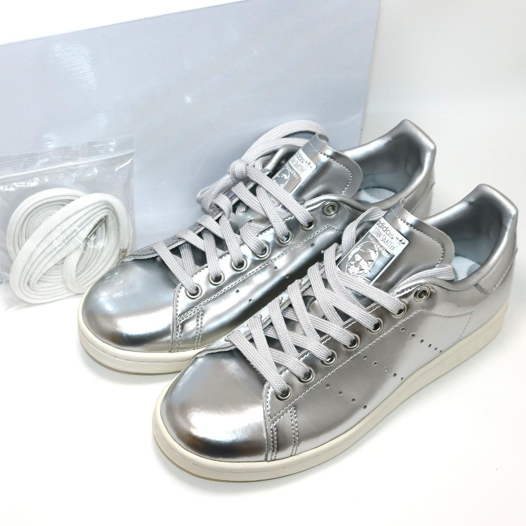【極美品】アディダス スタンスミス シルバー スニーカー FV4300