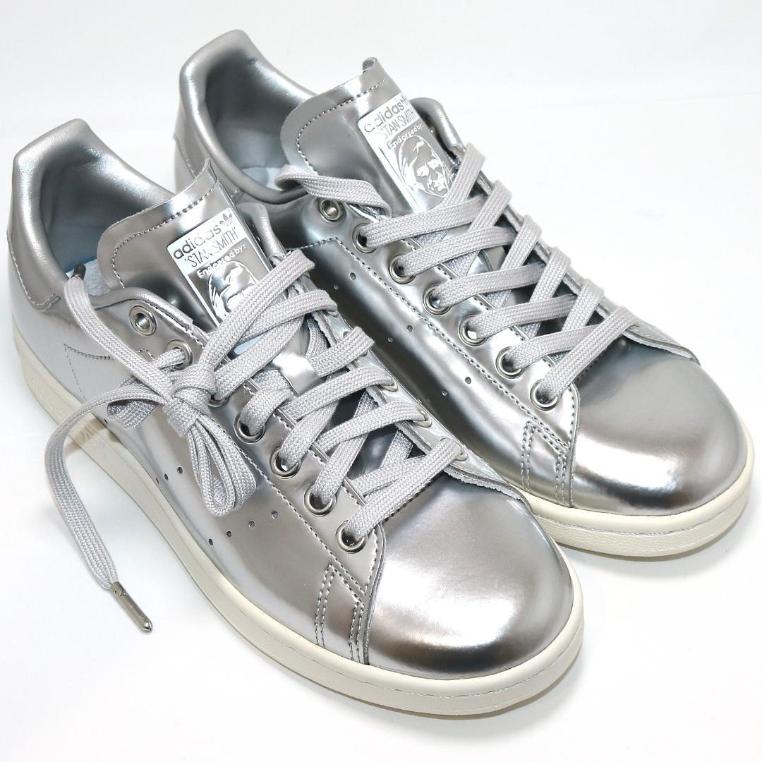 【極美品】アディダス スタンスミス シルバー スニーカー FV4300