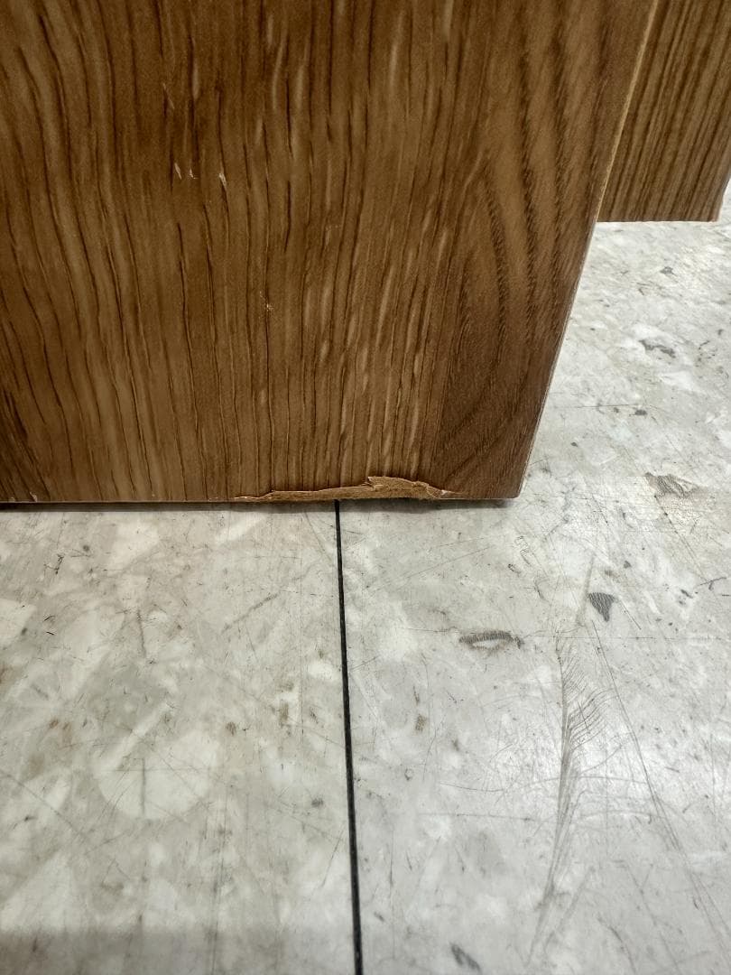 LOWYA　キッチンローボード　ブラウン