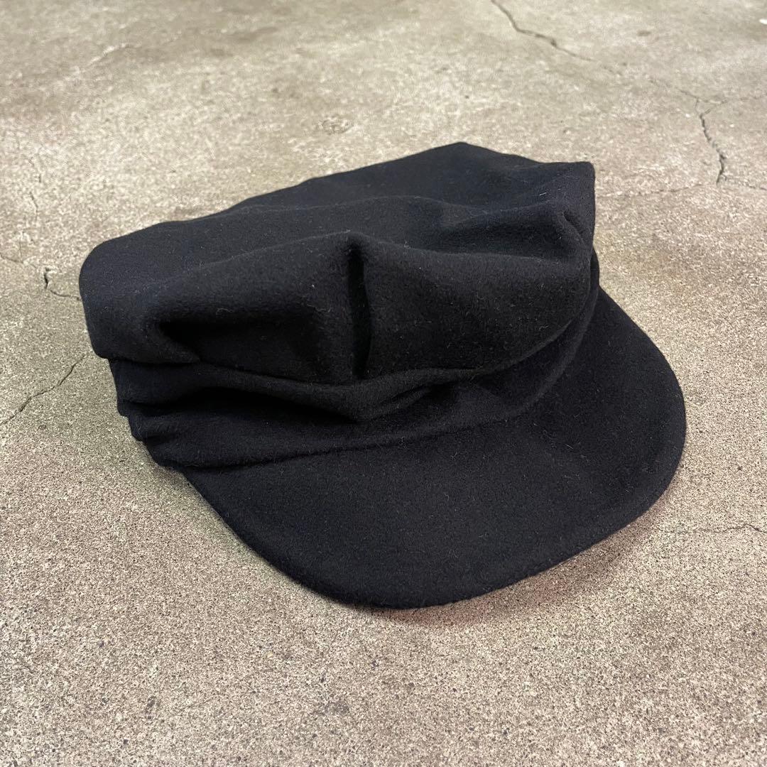 KIJIMA TAKAYUKI キジマタカユキ ウールキャスケット ブラック 3