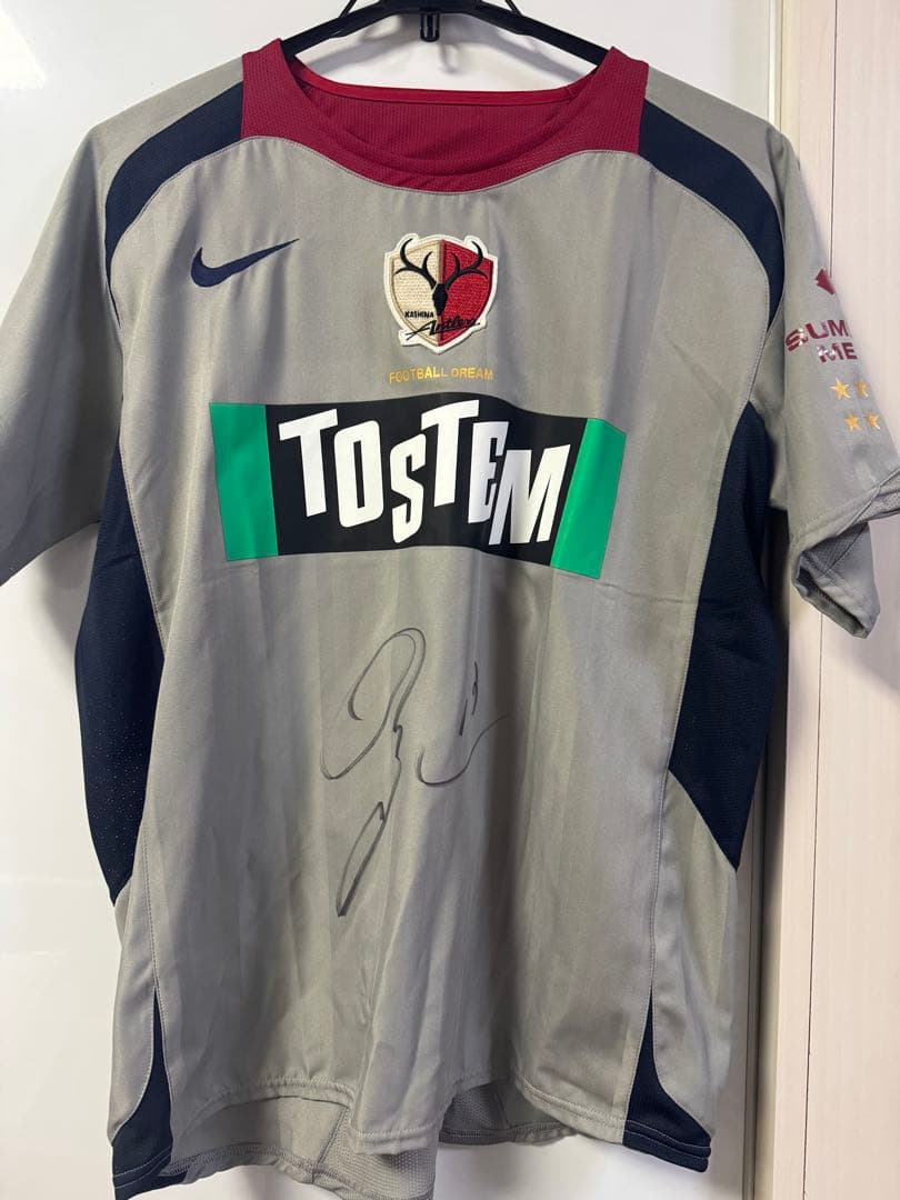 (激レア)鹿島アントラーズ　柳沢選手　サイン入りユニフォーム