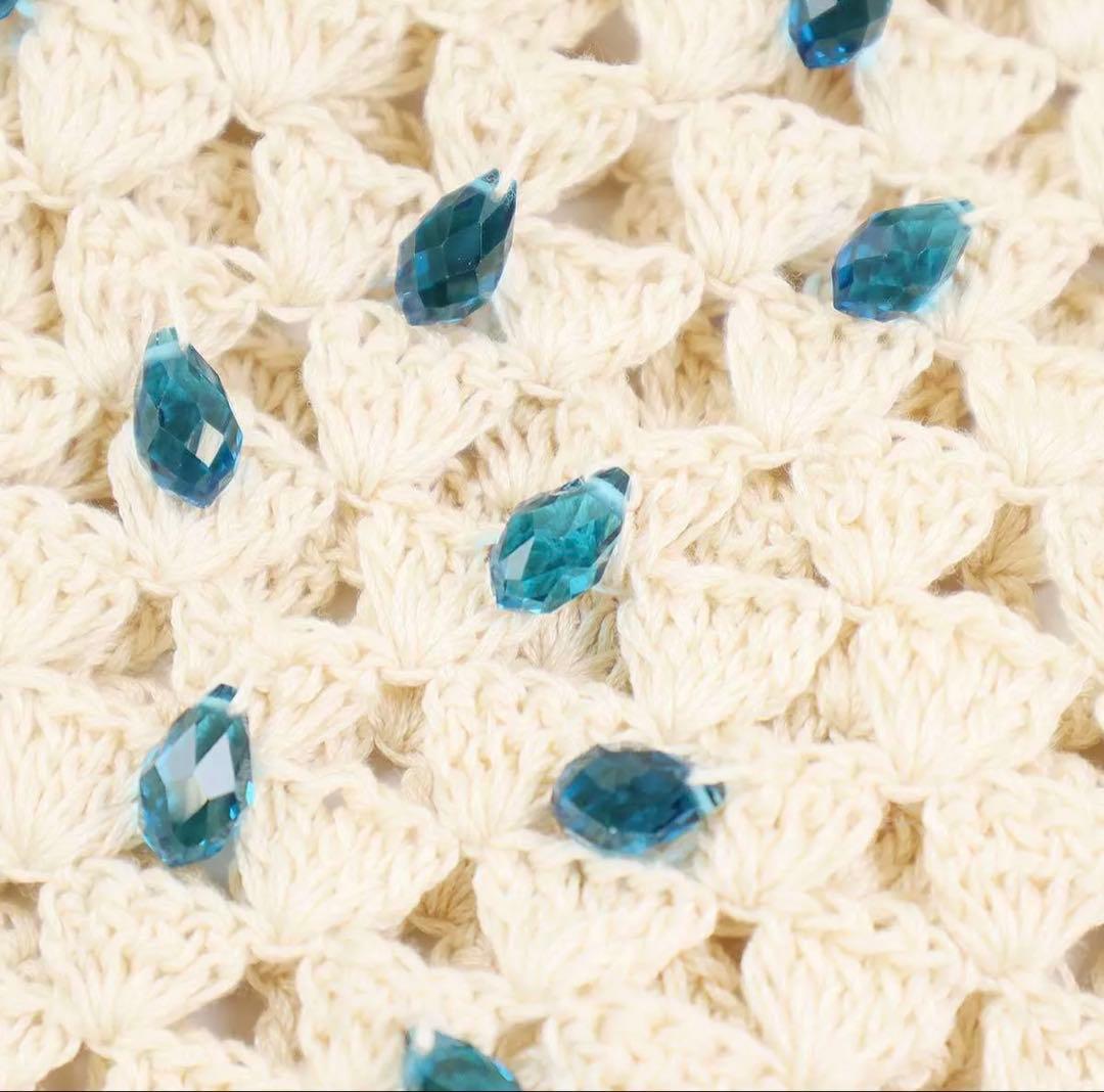 BODE NY ボーディー Beaded Crochet タンクトップ　XS-S