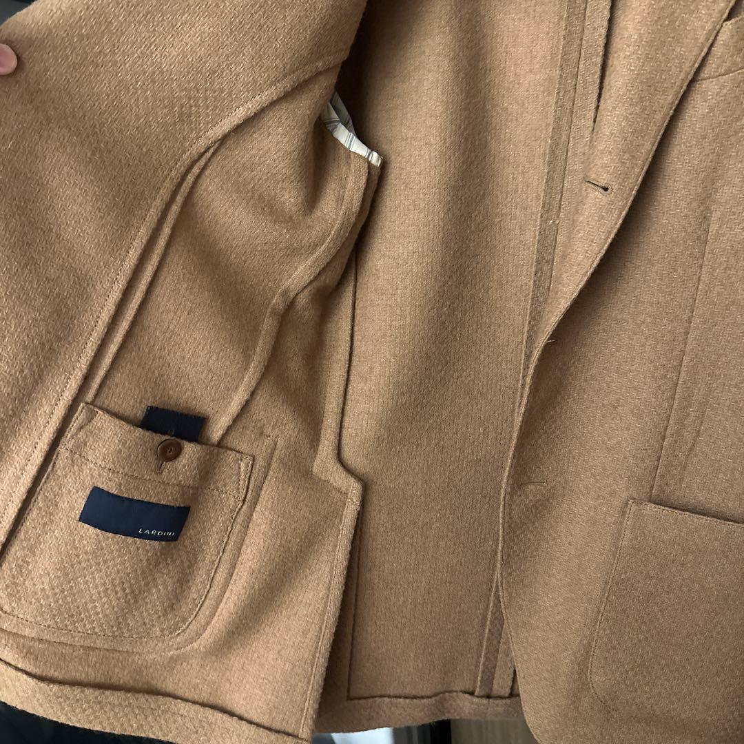 LARDINI ブラウン テーラードジャケット サイズ42