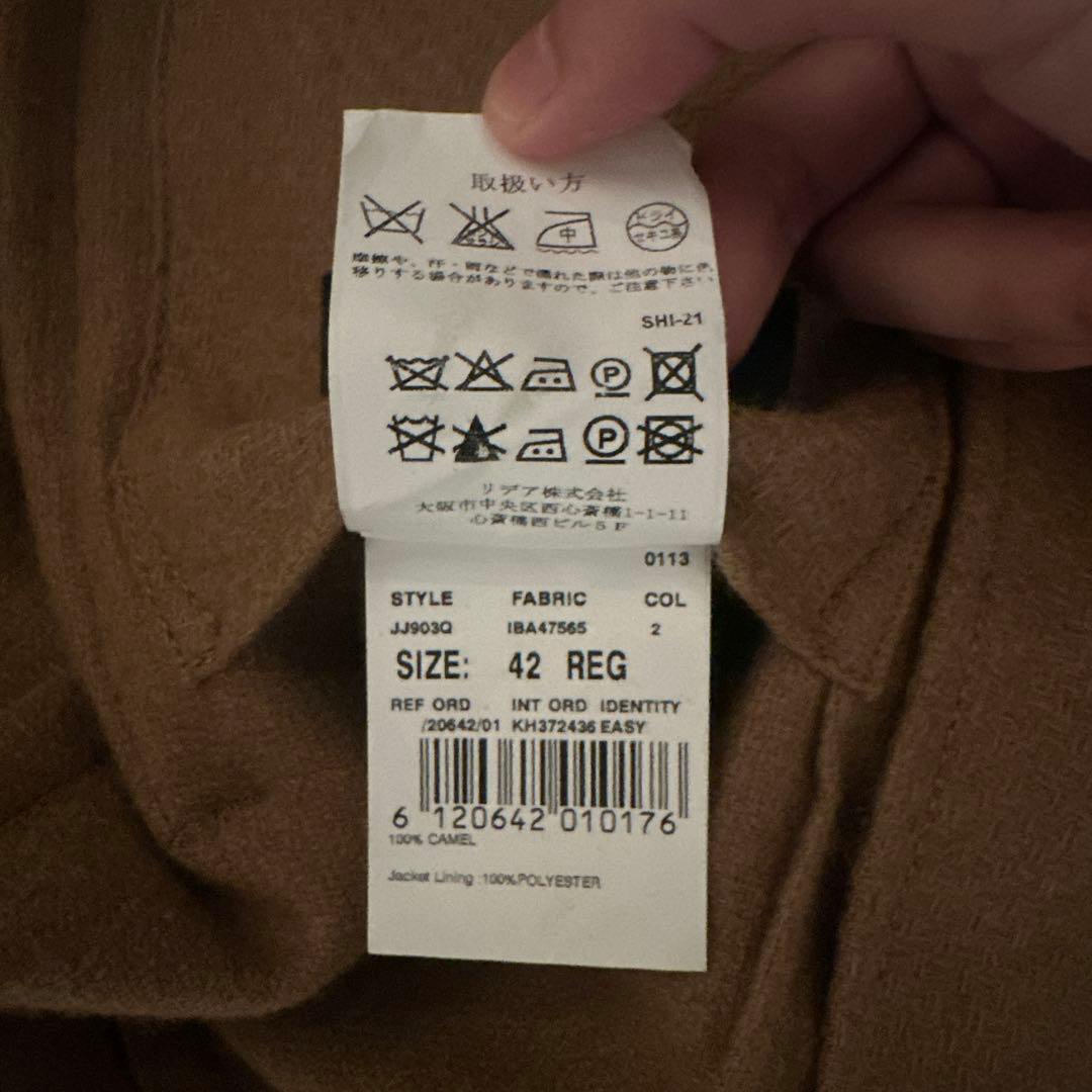 LARDINI ブラウン テーラードジャケット サイズ42