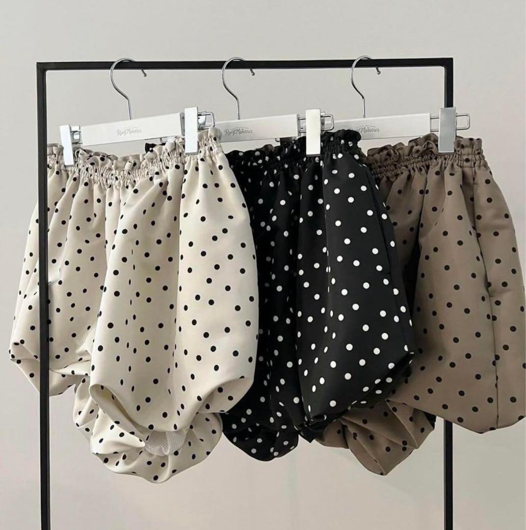 rosymonster ドットパンプキンショートパンツ&トップス