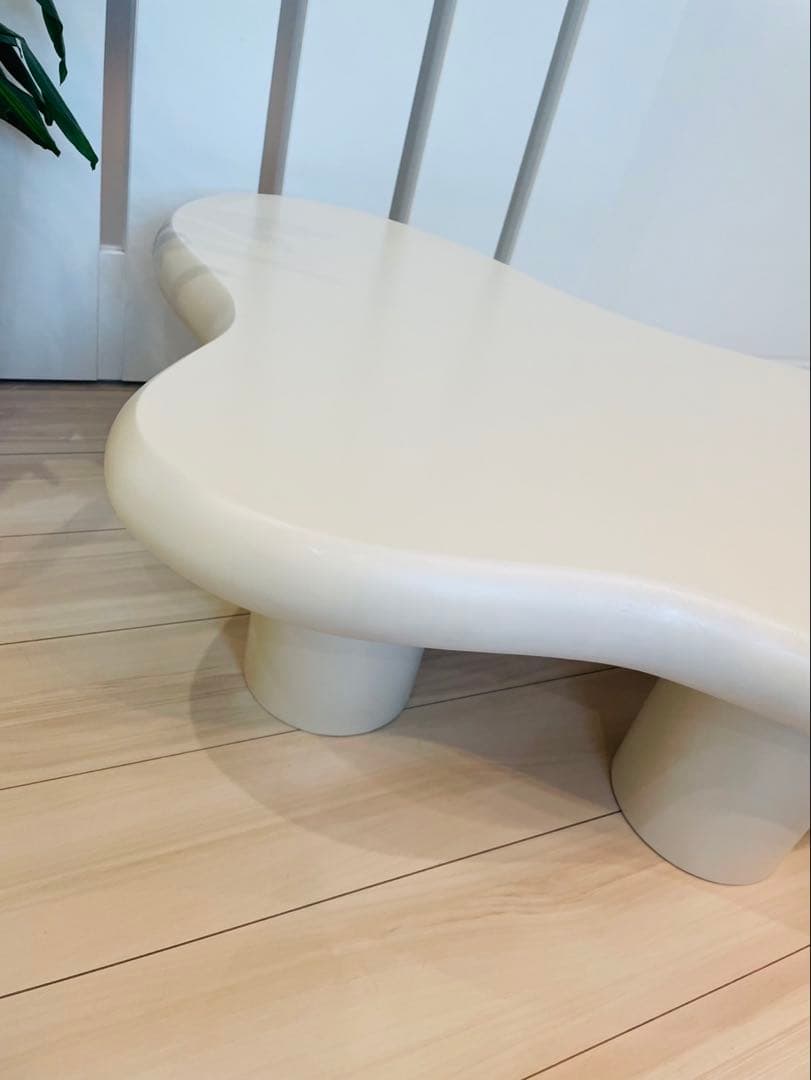 クラウド　コーヒーテーブル、リビングルーム用　ホワイト　コーヒーテーブル