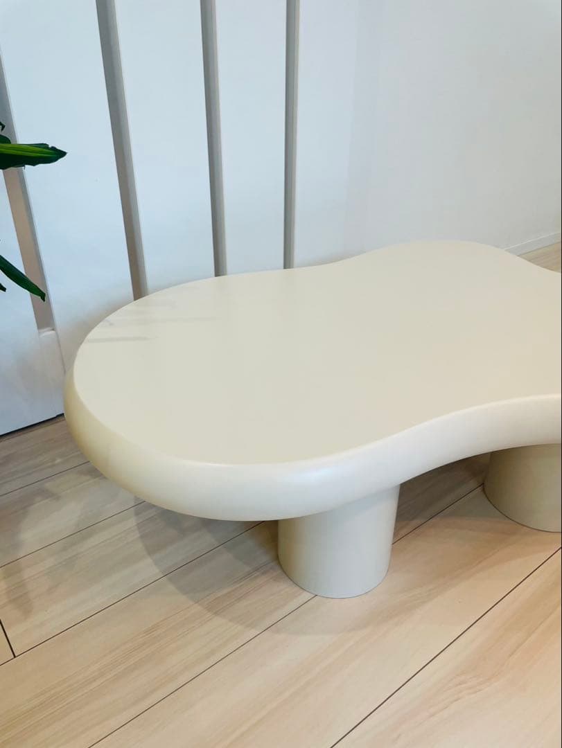 クラウド　コーヒーテーブル、リビングルーム用　ホワイト　コーヒーテーブル