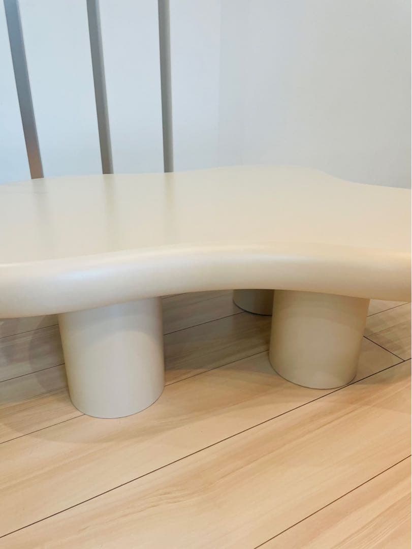 クラウド　コーヒーテーブル、リビングルーム用　ホワイト　コーヒーテーブル