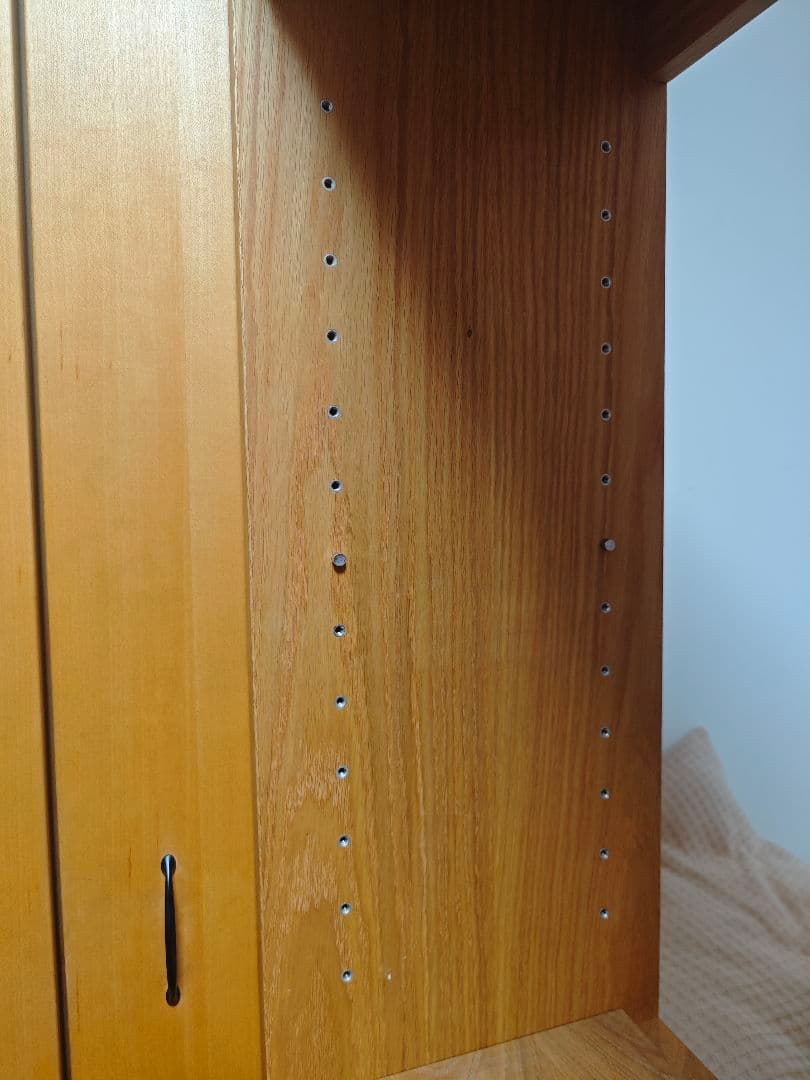 府中家具 国産 木製大型収納棚｜天然木｜幅135cm 高さ175cm☆最終値下げ