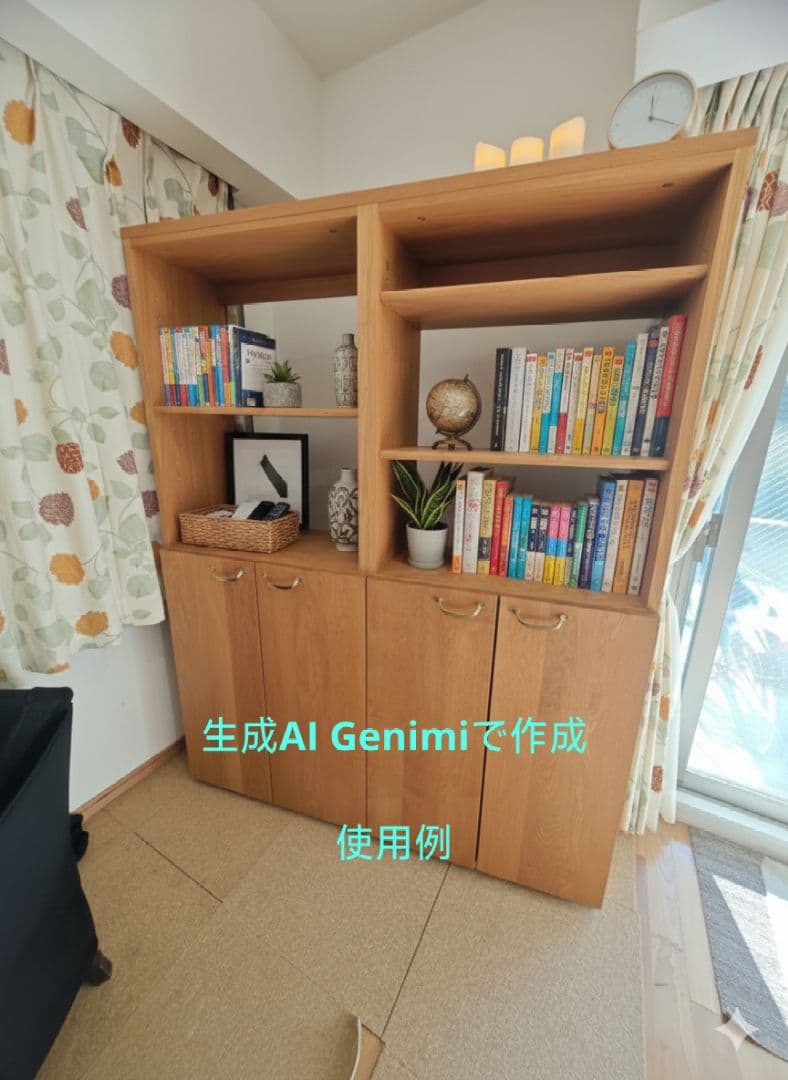 府中家具 国産 木製大型収納棚｜天然木｜幅135cm 高さ175cm☆最終値下げ