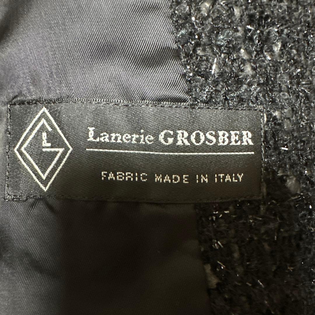 【テミー】新品未使用　自由区 ツイード ジャケット ノーカラー