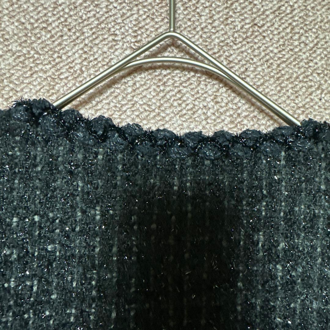 【テミー】新品未使用　自由区 ツイード ジャケット ノーカラー