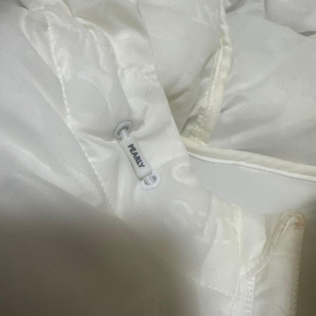 PEARLY GATES ホワイトキルティングジャケット