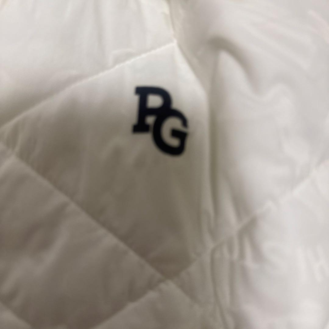 PEARLY GATES ホワイトキルティングジャケット