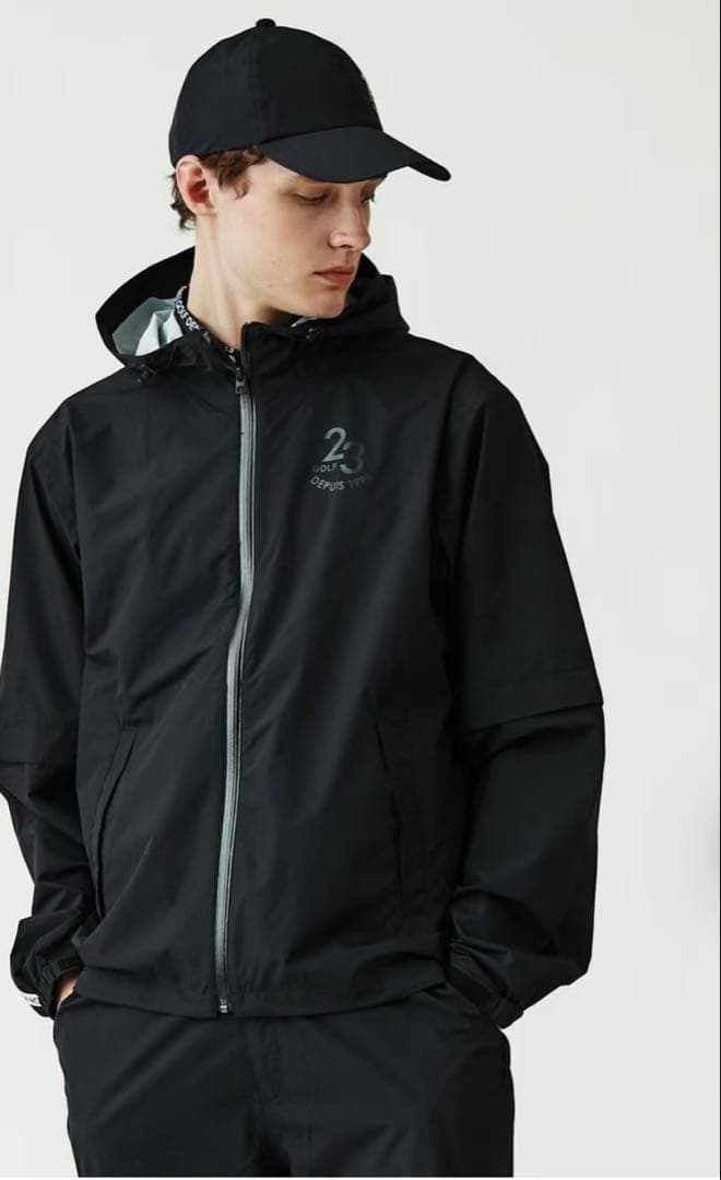 23区【MEN】【撥水/耐水/防水】レイン セットアップ　定価49,500円