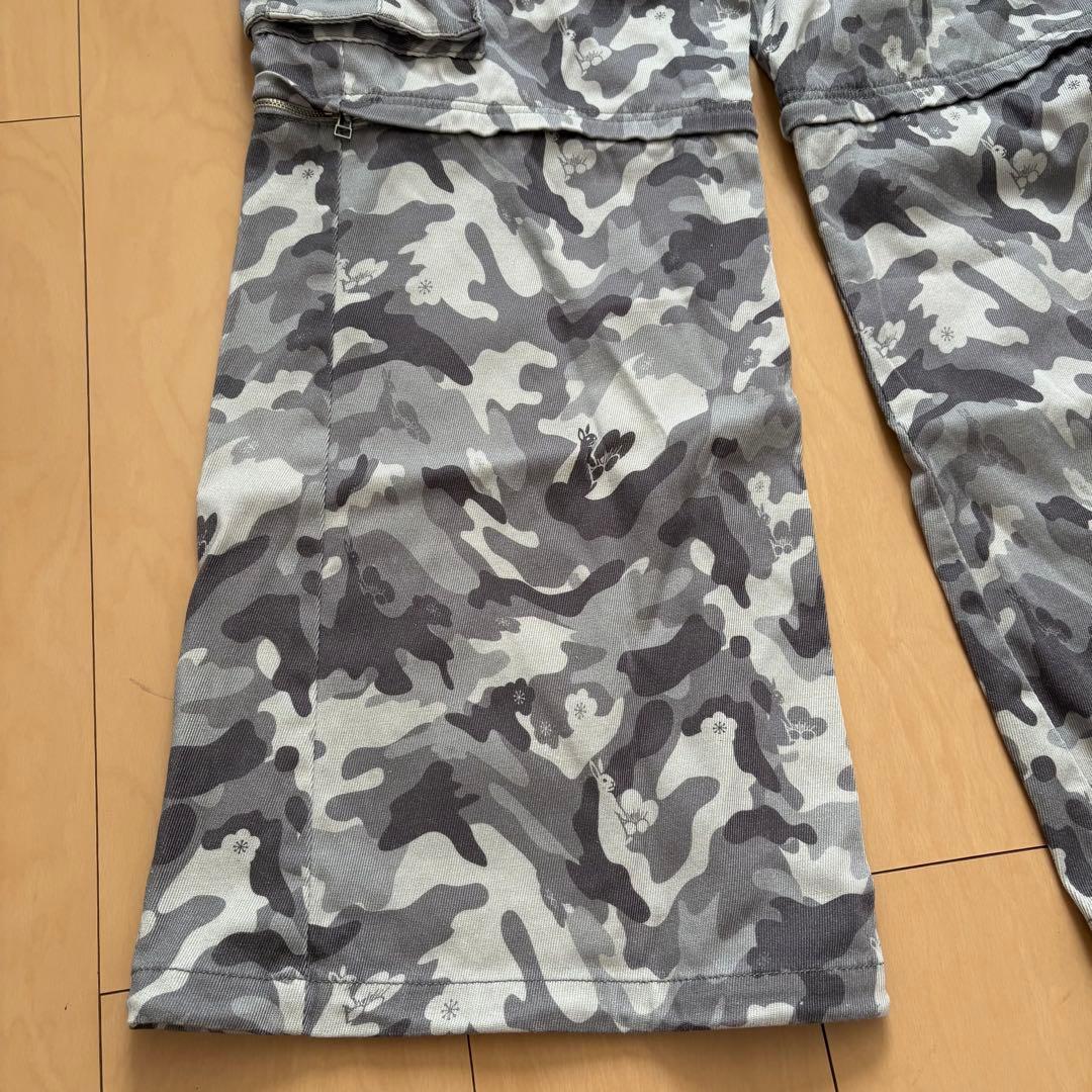 FR2梅　エフアールツー　迷彩　ウサギ柄　カモフラ　2Wayパンツ　ズボン