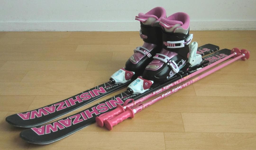 ■■送料無料■NISHIZAWA■子供用スキーセット■110/21■WAX■■