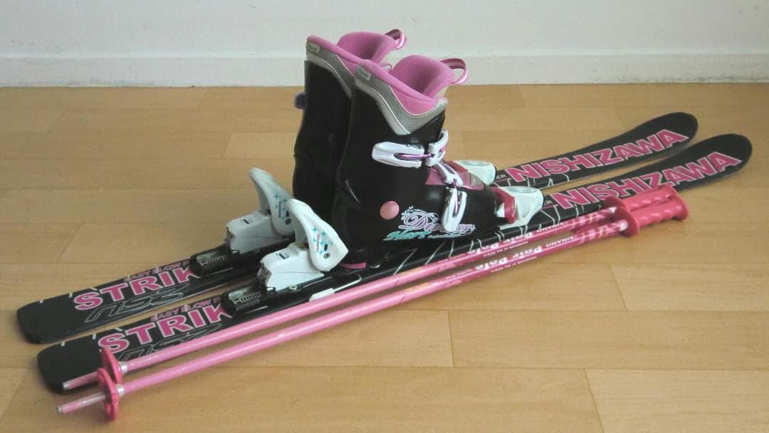 ■■送料無料■NISHIZAWA■子供用スキーセット■110/21■WAX■■