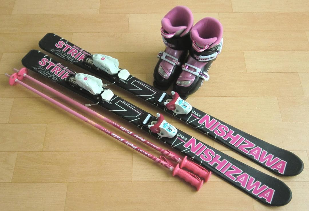 ■■送料無料■NISHIZAWA■子供用スキーセット■110/21■WAX■■