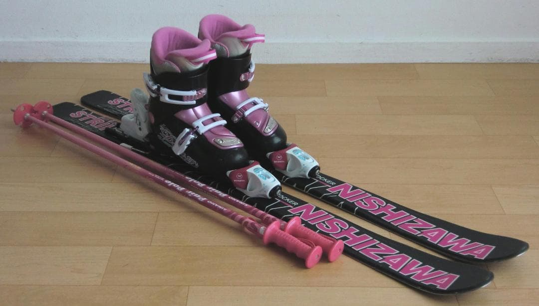 ■■送料無料■NISHIZAWA■子供用スキーセット■110/21■WAX■■